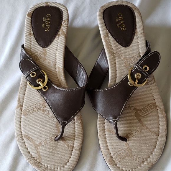 wedge thongs flip flops